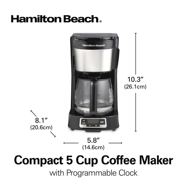 Hamilton Beach 5Cup Coffee Maker Wayfair